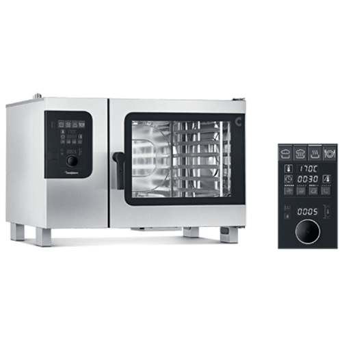 Convotherm C4ED6.20ES RH 208-240/60/3 6 Pan Full Size Stainless Steel Electric Convotherm Combi Oven and Steamer - 208-240 Volts 3 Phase