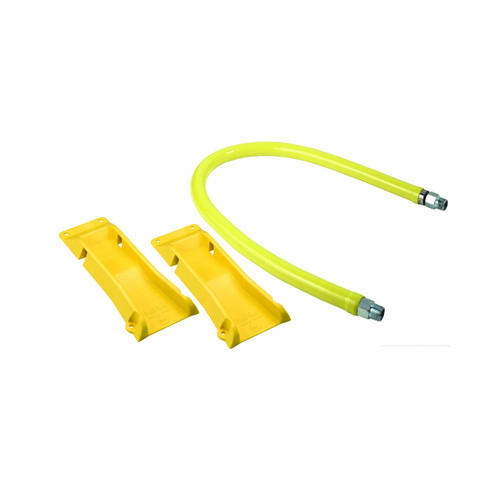 T&S Brass HG-2E-48-PS Safe-T-Link Gas Connector Hose 1" Connection 48"