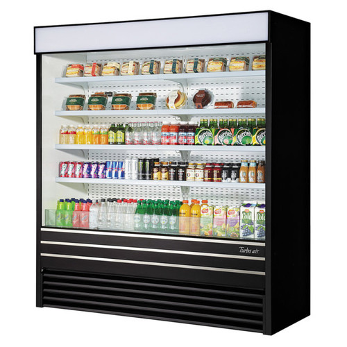 Turbo Air TOM-72EB-N 72"W Vertical Open Display Merchandiser