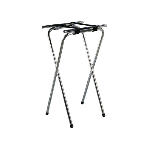 Carlisle C3625T38 19" W x 16" D x 36" H Black Folding Tray Stand