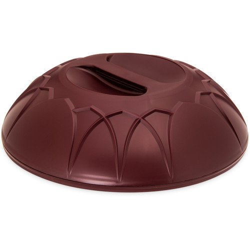 Dinex DX540061 Fenwick Cranberry Insulated Dome for 9" Plate - 12/Case