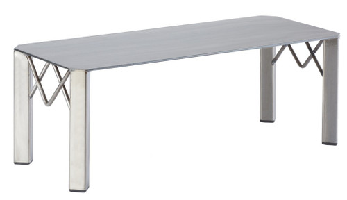 Cal-Mil 3418-7 20"W x 8"D x 7"H Rectangular Metal Industrial Riser