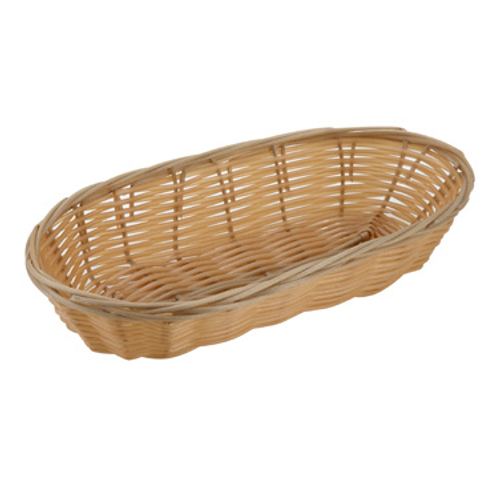 Winco PWBN-9B
 Polypropylene
 Oval
 Woven Basket
 (contains 1 Dozen)