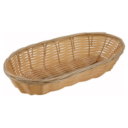 Winco PWBN-9B
 Polypropylene
 Oval
 Woven Basket
 (contains 1 Dozen)