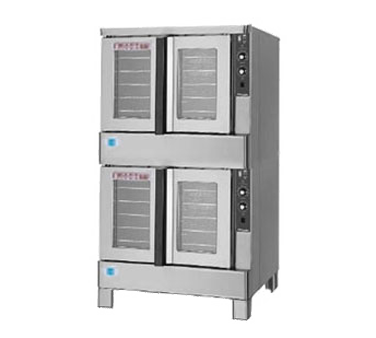 Blodgett ZEPH-100-E DBL Stainless Steel 2 Decks Full Size Electric Zephaire Convection Oven - 208 Volts 3-Ph