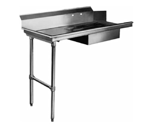 CMA DishMachines SL-26 26"W X 29"D X 42-3/4"H Soiled Dishtable With Straight Design