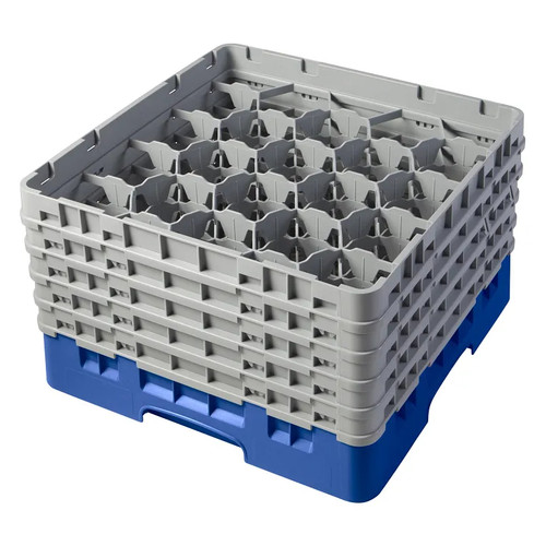 Cambro 20S958168 Camrack Glass Rack With (5) Soft Gray Extenders - 2 Cases