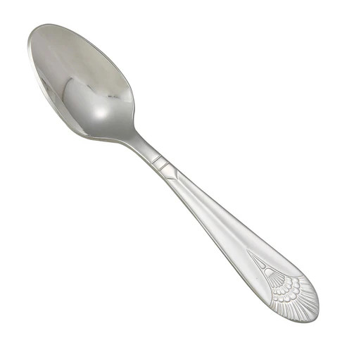 Winco 0031-09 4-1/2" 18/8 Stainless Steel Demitasse Spoon (Contains 1 Dozen)