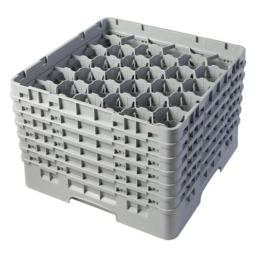 Cambro 30S1114151 Camrack Glass Rack With (6) Soft Gray Extenders - 2 Cases