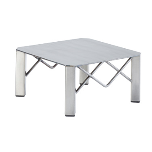 Cal-Mil 3417-5 10"W x 10"D x 5"H Square Metal Industrial Riser