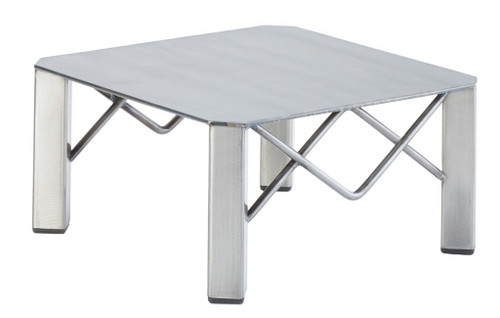 Cal-Mil 3417-5 10"W x 10"D x 5"H Square Metal Industrial Riser