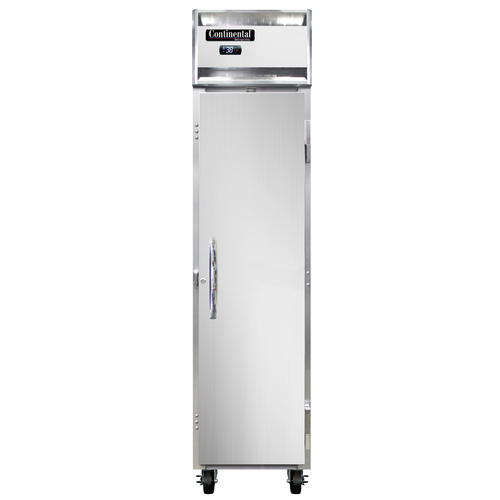Continental Refrigerator 1RSEN 17.75" W One-Section Solid Door Reach-In Slim Line Refrigerator