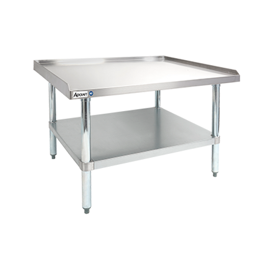 Adcraft ES-2436 36" W x 24" D Open Base with Undershelf Equipment Stand