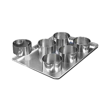 American Metalcraft SR6103 Cake Ring 10" Id x 3" Deep 20 Gauge Stainless Steel