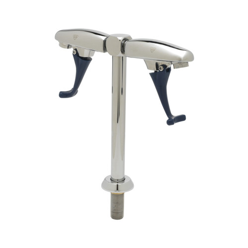 T&S Brass B-1215-12 Double Glass Filler Faucet 12" deck mount pedestal 1/2" NPT