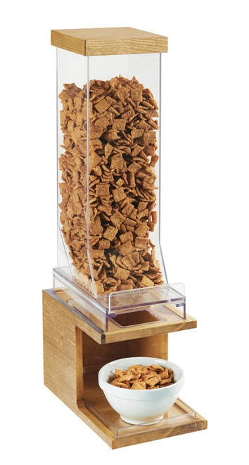 Cal-Mil 22067-1-99 Wood 9-1/4"W x 6-1/2"D x 24-1/4"H Madera Cereal Dispenser
