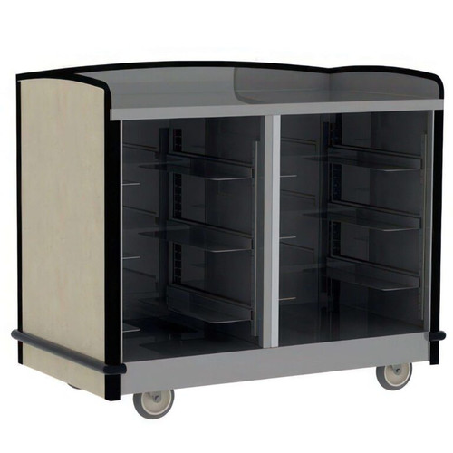 Lakeside 8704 43.75" W Stainless Steel 18 Gauge Full-Serve Hydration Cart