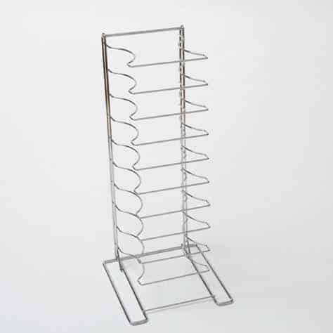 American Metalcraft 19030 11 Shelves Chrome Plated Steel Pizza Pan Rack
