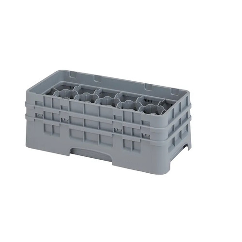 Cambro 17HS434151 Camrack Glass Rack With (2) Soft Gray Extenders - 4 Cases