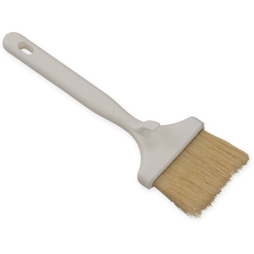 Carlisle 4037900 3" Wide Plastic Handle With Hook Bleached Sparta Meteor Pastry/Basting Brush