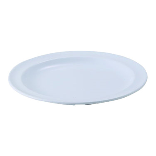 Winco MMPR-8W
 7-7/8"
 Plastic
 White
 Round
 Plate
 4 Dozen (contains 1 Dozen)