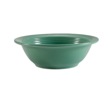CAC China TG-10-G 13 Oz. Green Porcelain Round Tango Grapefruit Bowl (3 Dozen Per Case)