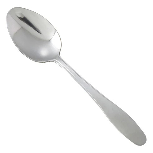 Winco 0008-01 6-1/8" 18/0 Stainless Steel Teaspoon (contains 1 Dozen)
