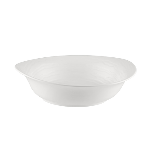 CAC China BHM-B12 12" Dia. 57.5 Oz. Bone White Porcelain Round Bahamas Bowl (1 Dozen)