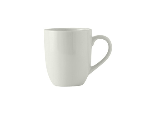 Tuxton BPM-160A 3-3/4" 16 Oz. Porcelain Porcelain White Milano Mug (2 Dozen Per Case)