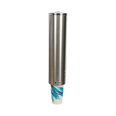 San Jamar C3450SS Stainless Steel 16"L Water Cup Dispenser
