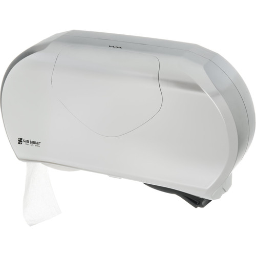 San Jamar R4070SS Summit Twin Bath Tissue Dispenser 20-1/4"