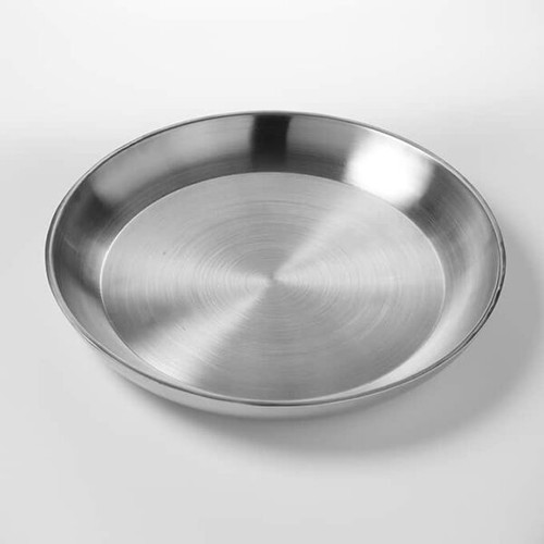 American Metalcraft DWSEA16 15.75" 146 Oz. Stainless Steel Round Seafood Tray