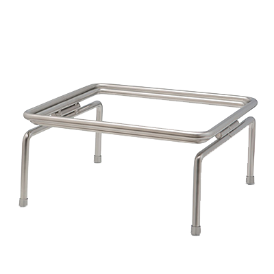 Bon Chef 7012SS 10.25" x 10.25" x 5.13" H Square Stainless Steel Stand