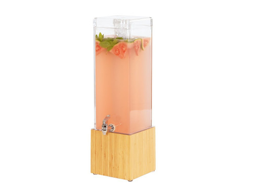 Cal-Mil 1527-3-60 3 Gallon Beverage Dispenser Bamboo Base