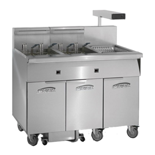 Imperial IFSCB375EUC 75 lb Electric Fryer - 208 Volts