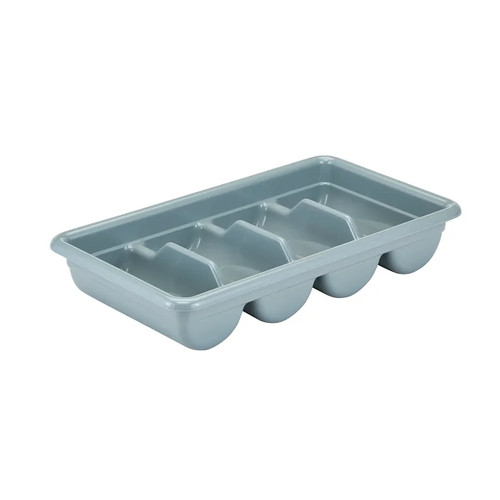 Cambro 1120CBP180 Gray Cutlery Box - 12/Case