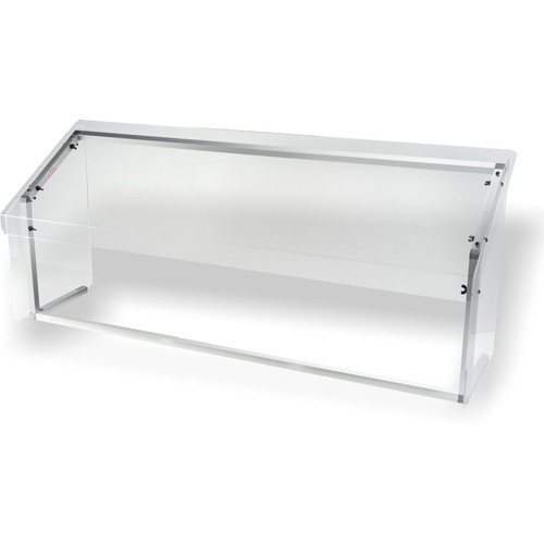 Carlisle 916007 60"W Clear Portable Sneeze Guard