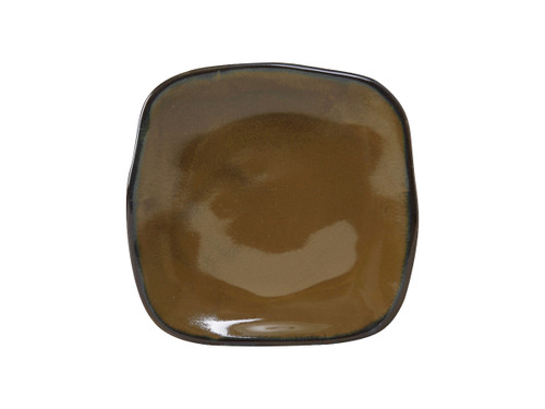 Tuxton GAJ-500 Ceramic Red Rock Square Plate (1 Dozen)