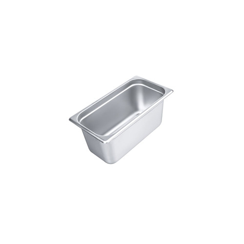 CAC China STPT-24-6 0.33 Size 6" 24 Ga. Stainless Steel Solid Steam Pan (24 Each Per Case)
