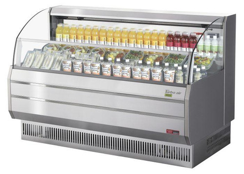 Turbo Air TOM-75SS-N 75.63"W Horizontal Open Display Merchandiser