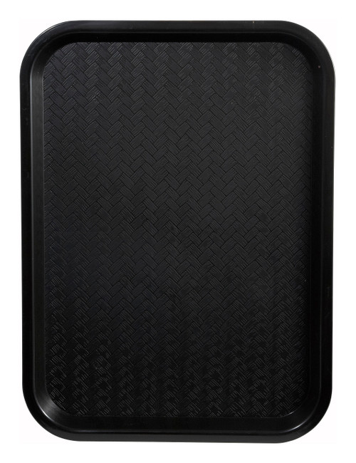 Winco FFT-1418K 18"W Black Fast Food Tray