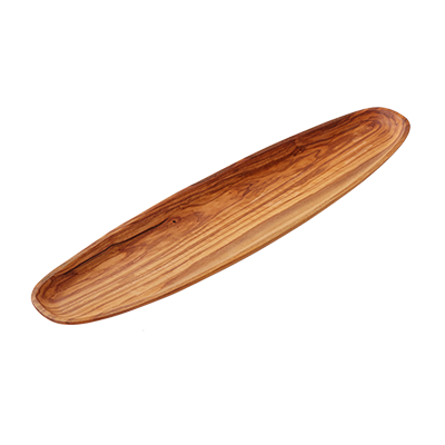 American Metalcraft OWLP Wood Oval Serving Board