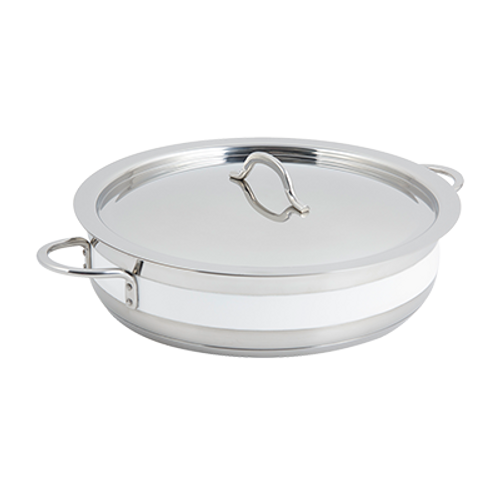 Bon Chef 60030CFWHITE 6 Qt. Stainless Steel Classic Country French Pot