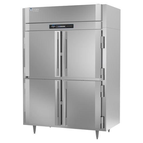Victory FS-2D-S1-EW-HD-HC 58.38" W Two-Section Solid Door Reach-In UltraSpec Series Freezer Featuring Secure-Temp Technology - 115 Volts