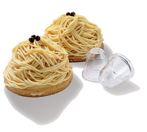 Matfer Bourgeat 167170 Pastry Tip 18/32" Bird Nest/Vermicelli Flat Tip 7 Holed Polycarbonate - 1 Pack