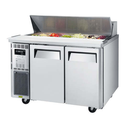 Turbo Air JST-48-N 47.25" W Two-Section Two Door J Series Sandwich/Salad Unit