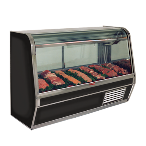 Howard McCray R-CMS32E-6C-BE-LED 74"W Curved Glass Fish/Poultry Service Case