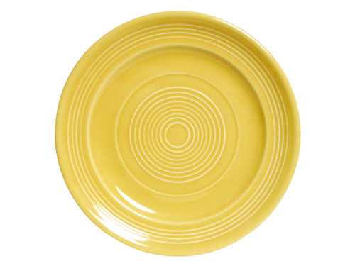 Tuxton CSA-104 10-1/2" Ceramic Saffron Round Plate (1 Dozen)