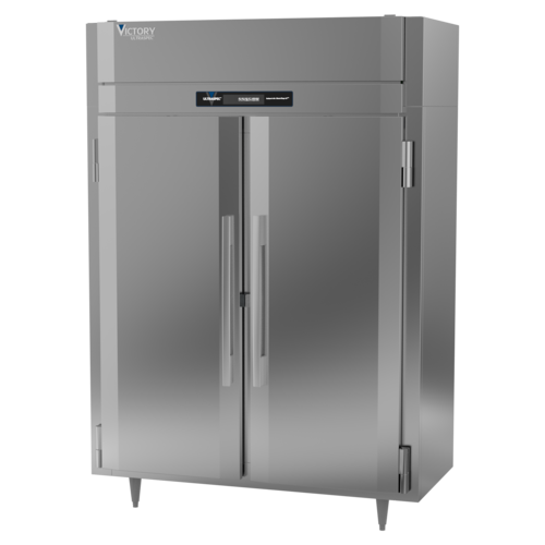Victory FS-2N-S1-HC 58.38" W Two-Section Solid Door Reach-In UltraSpec Series Freezer Featuring Secure-Temp Technology - 115 Volts