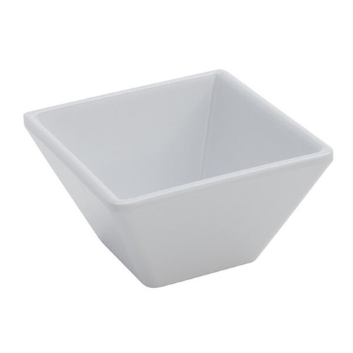 American Metalcraft MELSC20 2 Oz. Plastic White Square Sauce Cup